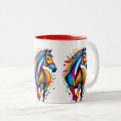 Imaginaire Horse Art Mug (Devant droit)