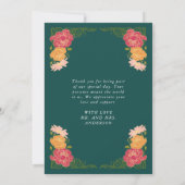 Imaginaire Jardin enchanté Carte de remerciements  (Dos)