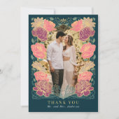 Imaginaire Jardin enchanté Carte de remerciements  (Devant)