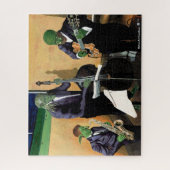 Imaginaire Jazz Musicians Art Large Jigsaw Puzzle (Vertical)