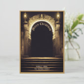 Imaginaire Joyeux Noël Carte de vacances (Debout devant)