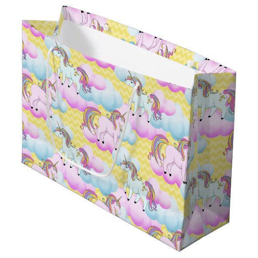 Imaginaire licorne filles motif sac de fête (Devant Angle)