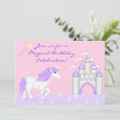 Imaginaire magique Invitation d'anniversaire de la (Debout devant)