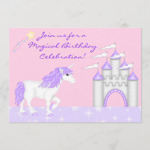 Imaginaire magique Invitation d'anniversaire de la
