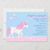 Imaginaire magique Invitation d'anniversaire de la (Dos)