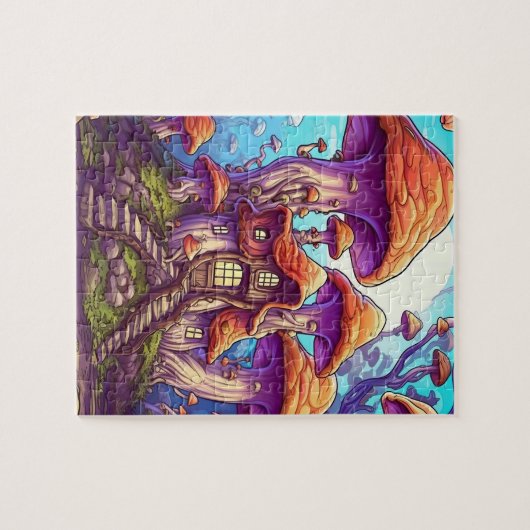 Imaginaire Maison de champignons Puzzle (Horizontal)