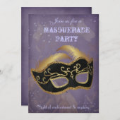 Imaginaire Masquerade party Invitation (Devant / Derrière)