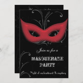 Imaginaire Masquerade party Invitation (Devant / Derrière)