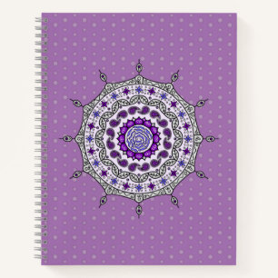 Imaginaire Mehndi Carnet Spiral Argent