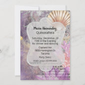 Imaginaire Mermaid Quinceañera Invitation (Devant)