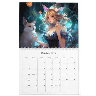 Imaginaire Mondes Anime 2024 Calendrier