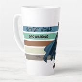 Imaginaire Orc Warriors Latte Mug - Epic et détail (Angle gauche)