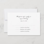 Imaginaire Peacock RSVP (Dos)