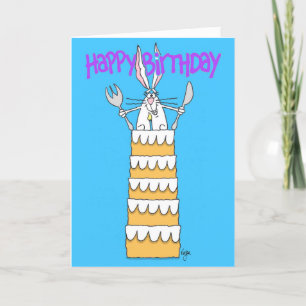 IMAGINAIRE RABBIT Carte d'anniversaire