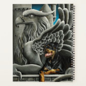 Imaginaire Rottweiler Chien Gargoyle (Dos)