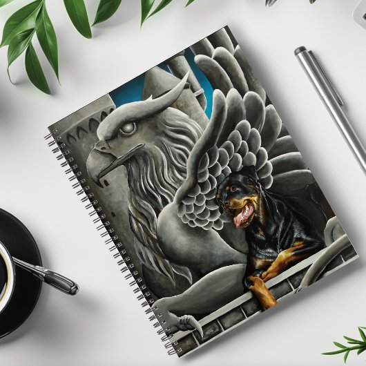 Imaginaire Rottweiler Chien Gargoyle