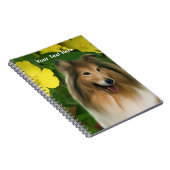 Imaginaire Sable Collie Carnet d'art chien (Côté Droit)