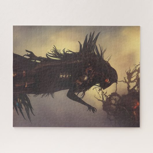 Imaginaire Sci-Fi foncé Puzzle (Horizontal)