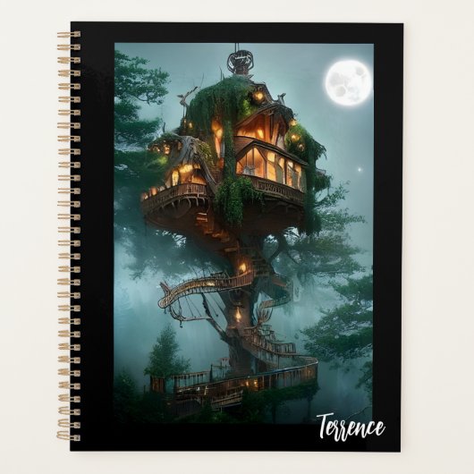 Imaginaire Tree House Artwork numérique (Devant)
