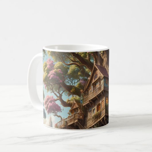 Imaginaire Treehouse ensemble de café Mug (Devant gauche)