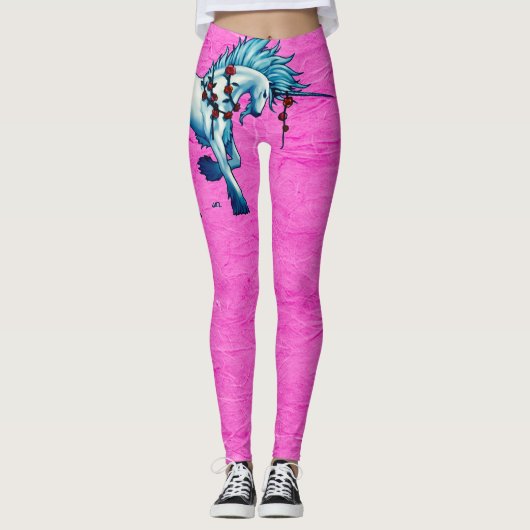 Imaginaire Unicorne tendance sur Leggings Grunge R (Devant)
