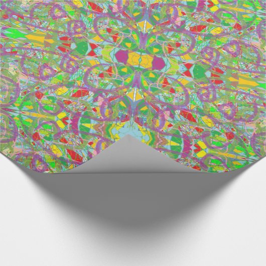 imaginaire vert bijou sari comme emballage cadeau (Coin)