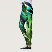Imaginaire vert obsidien Leggings (Gauche)