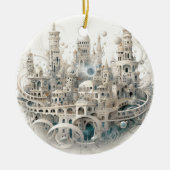 Imaginaire Ville Vitrages Céramique Décoration Arb (Devant)