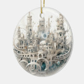 Imaginaire Ville Vitrages Céramique Décoration Arb (Gauche)