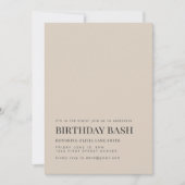 Imaginaire Zodiac Stars Anniversaire Invitation de (Devant)