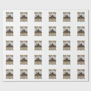 Imaginatie Horror Halloween Spoken Huis Kerkhof Cadeaupapier