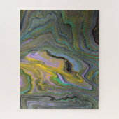 Imagination 1 Puzzle de géode acrylique Abstraite (Vertical)