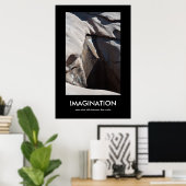 IMAGINATION affiche démotivante (Bureau à domicile)