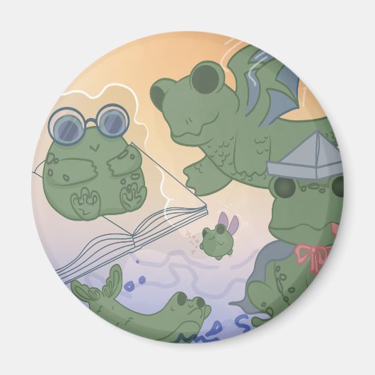 Imagination Frog Magnet Magneet (Voorkant)