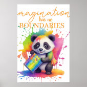 Imagination Has No Boundaries — Kids’ Room Poster (Voorkant)