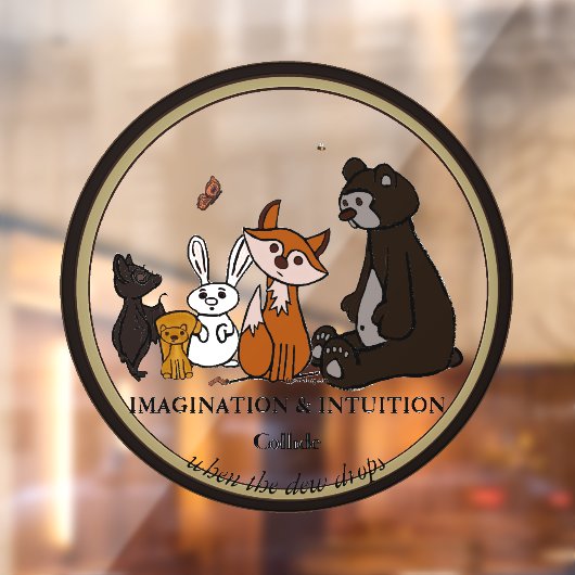 IMAGINATION & INTUITION Collide Window Cling Raamsticker (Vel 2)