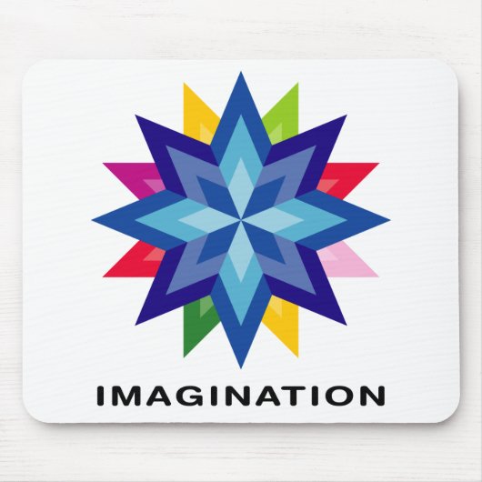 "Imagination Star" Mousepad Muismat (Voorkant)