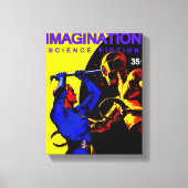 IMAGINATION : toile de science-fiction (Recto)
