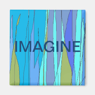 "Imagine/Blublu" magneet