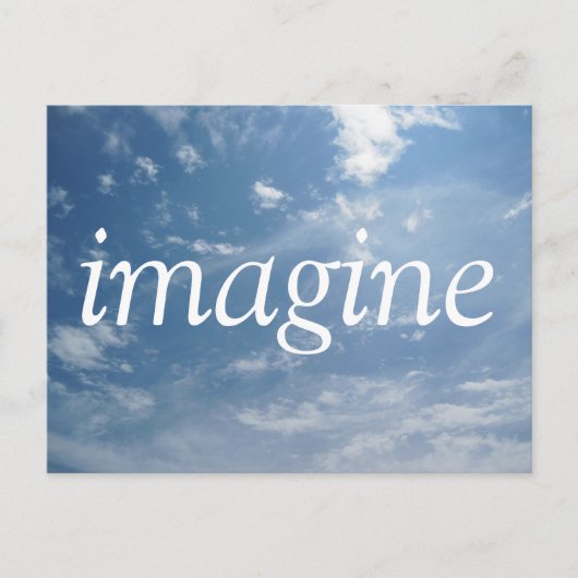 Imagine Briefkaart (Voorkant)