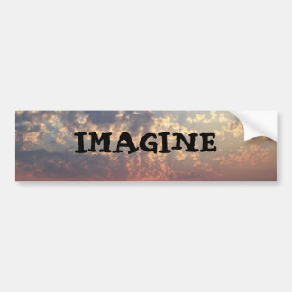 IMAGINE BUMPERSTICKER