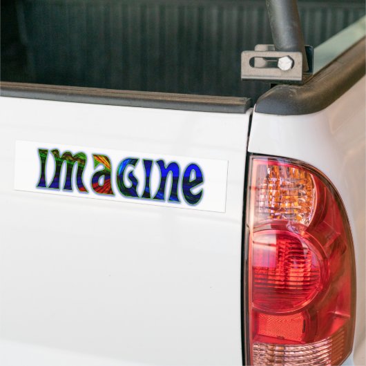 Imagine Bumpersticker (Op Truck)