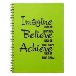 IMAGINE GELOOFT TE BEREIKEN MET AL JE MINDERHEIDSH NOTITIEBOEK