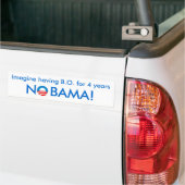 iMAGINE MET BOB. VOOR 4 JAAR Bumpersticker (Op Truck)