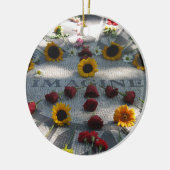 IMAGINE Mosaic, Strawberry Fields, NY - Keramisch Ornament (Links)