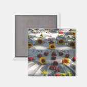 IMAGINE Mosaic, Strawberry Fields, NY - Magneet (Voorkant / Achterkant)