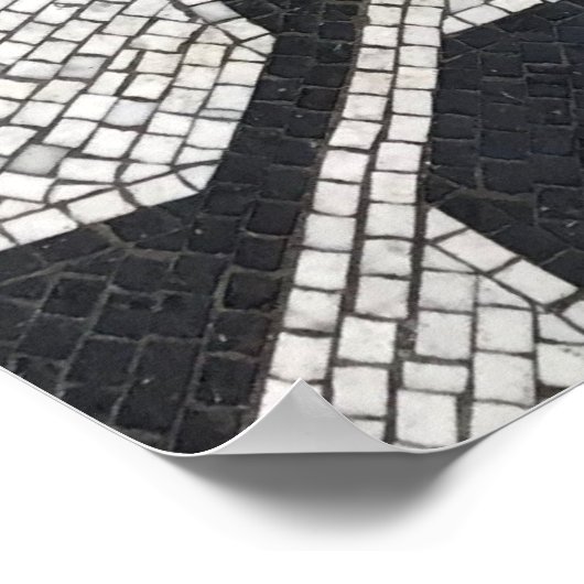 "IMAGINE"-mozaïek Poster (Hoek)