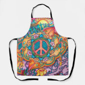 Imagine Peace Hippie Schort (Voorkant)