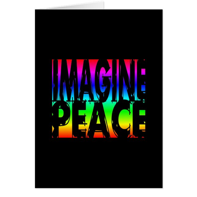 IMAGINE PEACE RAINBOW (Voorkant)