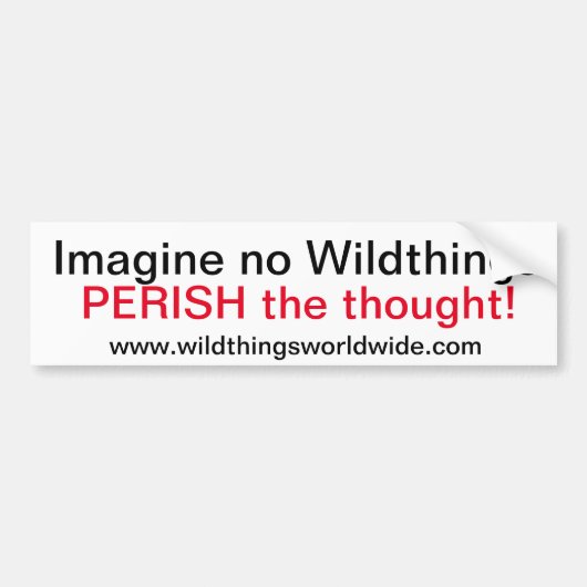 IMAGINE - Sticker pare-chocs (Devant)